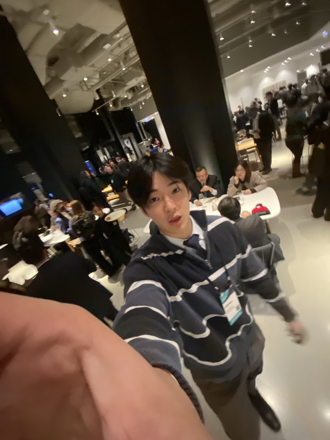 Me at the conference